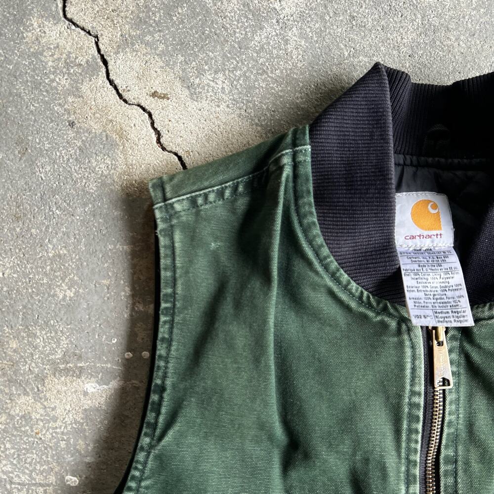 Carhartt V02 SPC green work wear vest - Picture 6 of 7